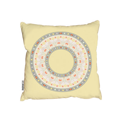 Geometric Square Cushion