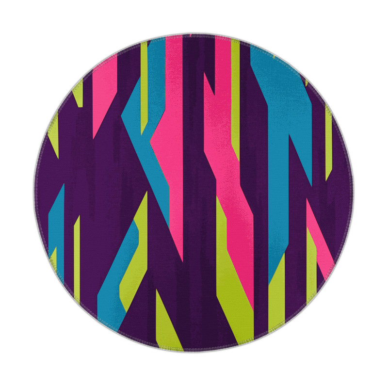 Nexus Echo Indoor And Outdoor Area Rug, Round 5'