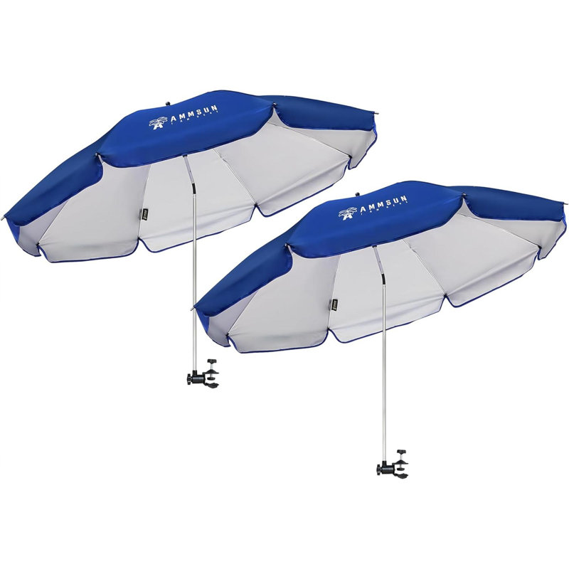 Parasol avec pince universelle et réglable, Marine