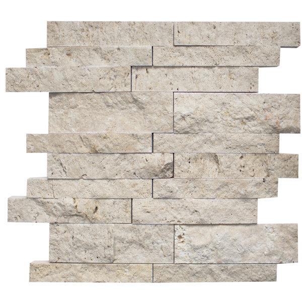 LEDGESTONE SPLITFACE BEIGE/IVORY