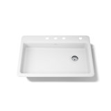 Riverby 33" L x 22" W Top Mount Single Bowl Kitchen Sink
