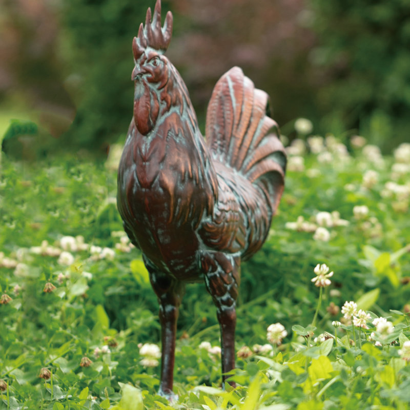 Statues de jardin d'extérieur en métal