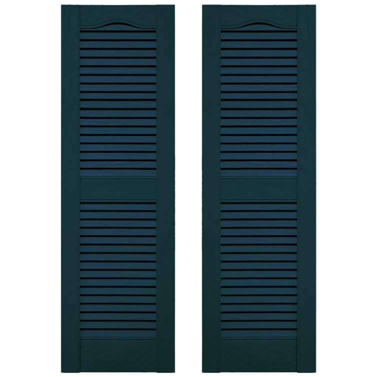 Builders Edge, TailorMade Cathedral Top Centre Mullion, Open Louvre Shutters