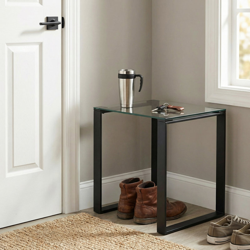 Chantrel Glass Top End Table
