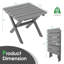 Table d'appoint pliante Alsha-154505382-154505381