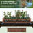 Arlmont & Co. Wooden Raised Garden Bed Outdoor Rectangular Planter Box With Drainage Holes