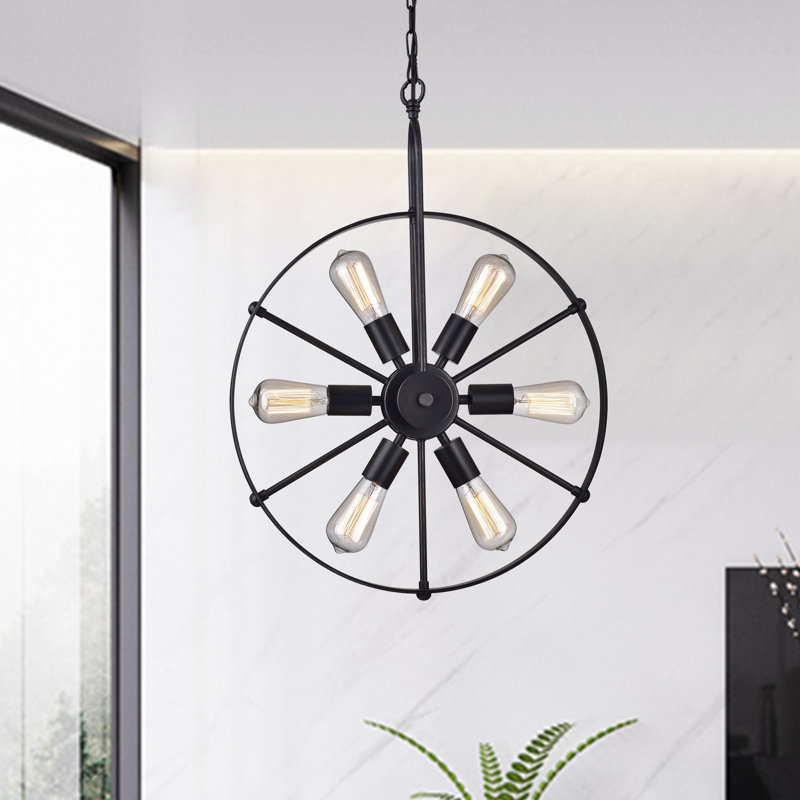 Lustre de sphère spoutnik 6 lumières Ealing