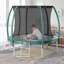 Freeport Park 183cm Round with Safety Enclosure Kid / Toddler Trampoline
