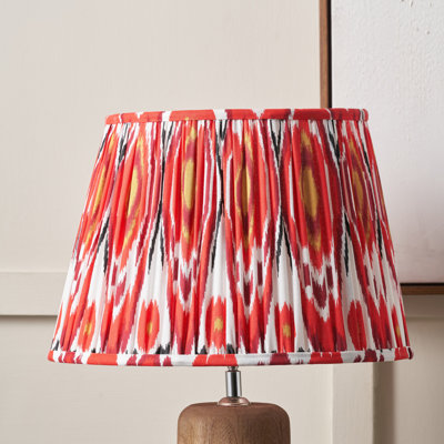 Pleated Cotton Cylinder Shade