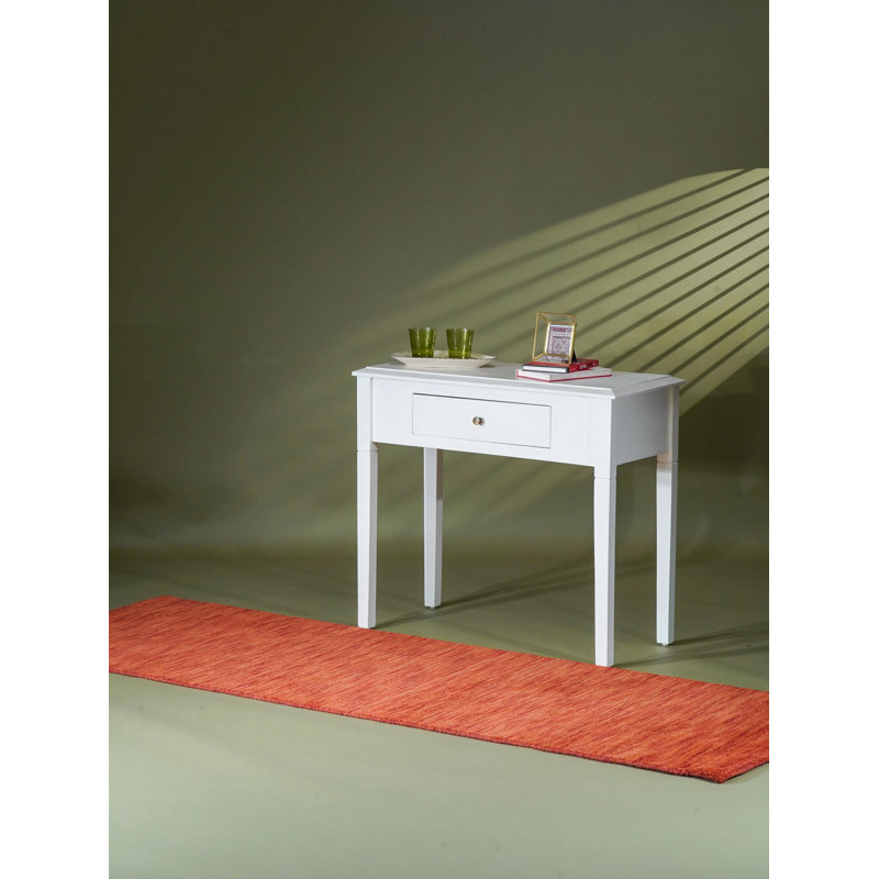 Tapis de couloir en laine tissée à la main Sanfiel, Tapis de couloir 2 pi 6 po x 8 pi