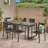 Hussain Rectangular 6 - Person 70 long Dining Set-1667059368