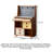 35.4-inch Solid Boxwood Mobile Pantry Cabinet