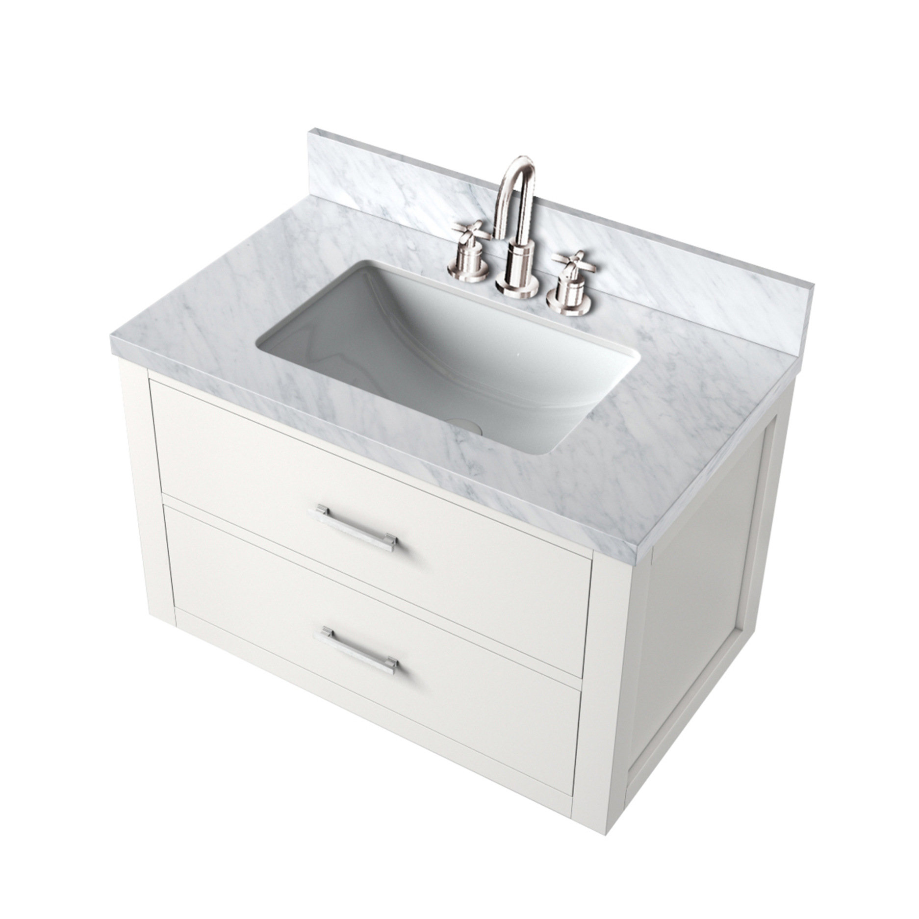 Marble Top Bathroom Cabinetnull