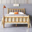 Structure de lit de ferme en bois de pin massif de style rustique-1018348822