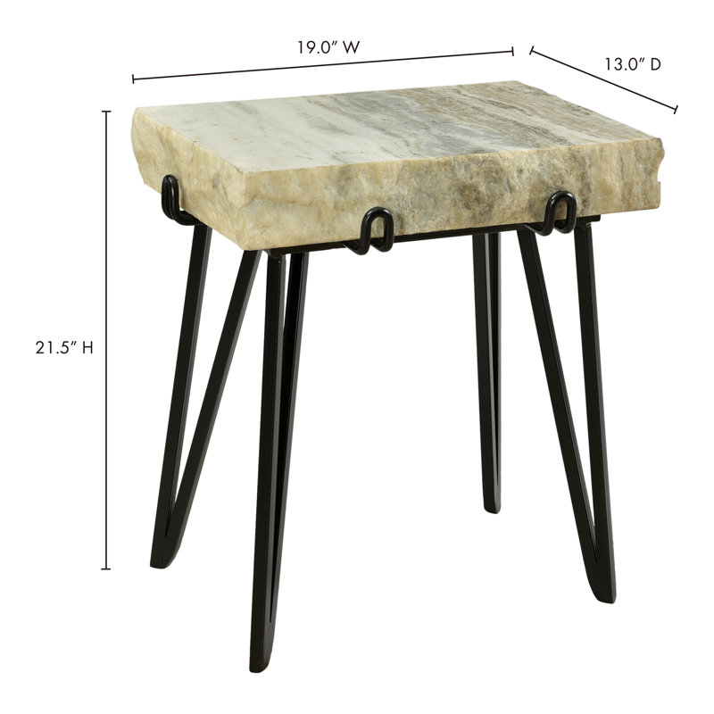 Alpert End Table, Dark Gray