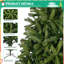 Arbre de Noël artificiel 9 pi avec 2576 extrémités de branches mixtes en PE et PVC