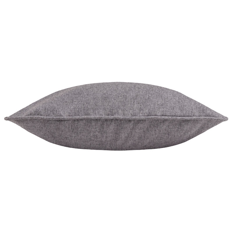 Dawn Square Throw Pillow Cover, Charcoal