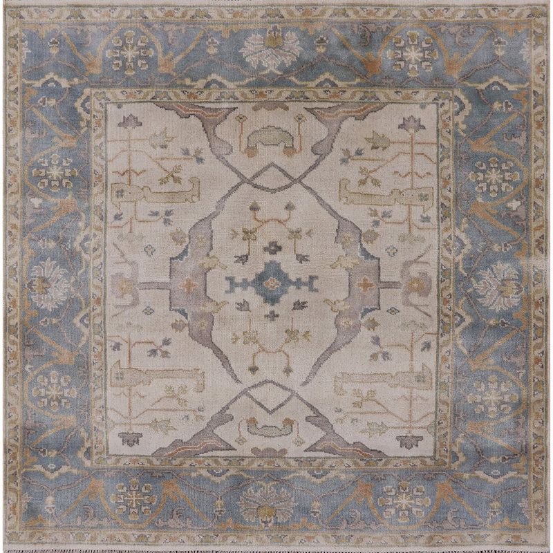 Oriental Indoor Rug, Square 3'