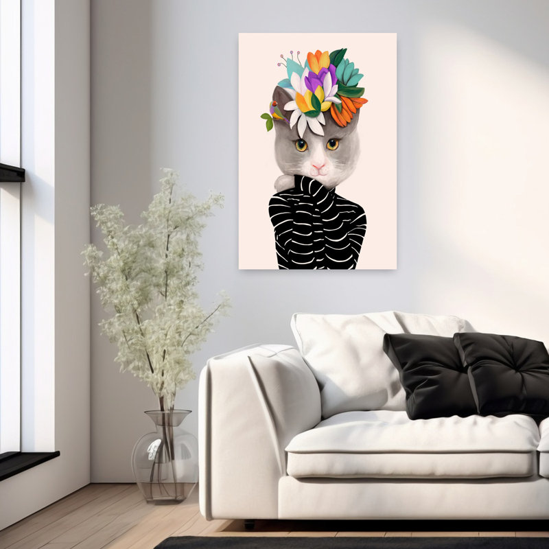 Art contemporain, art contemporain abstrait, H 36 po x l 24 po