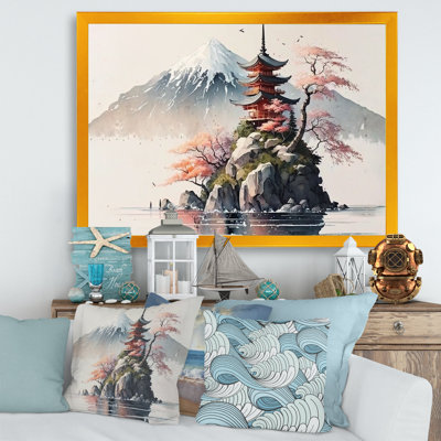 Japanese Landscape In Watercolor I - Japan Wall Art