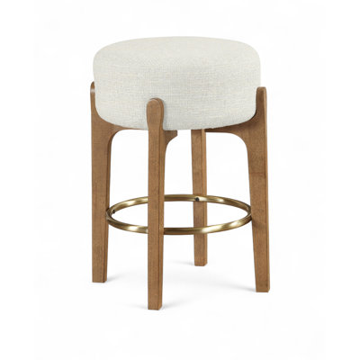 Maud Fabric Upholstered Counter Stool
