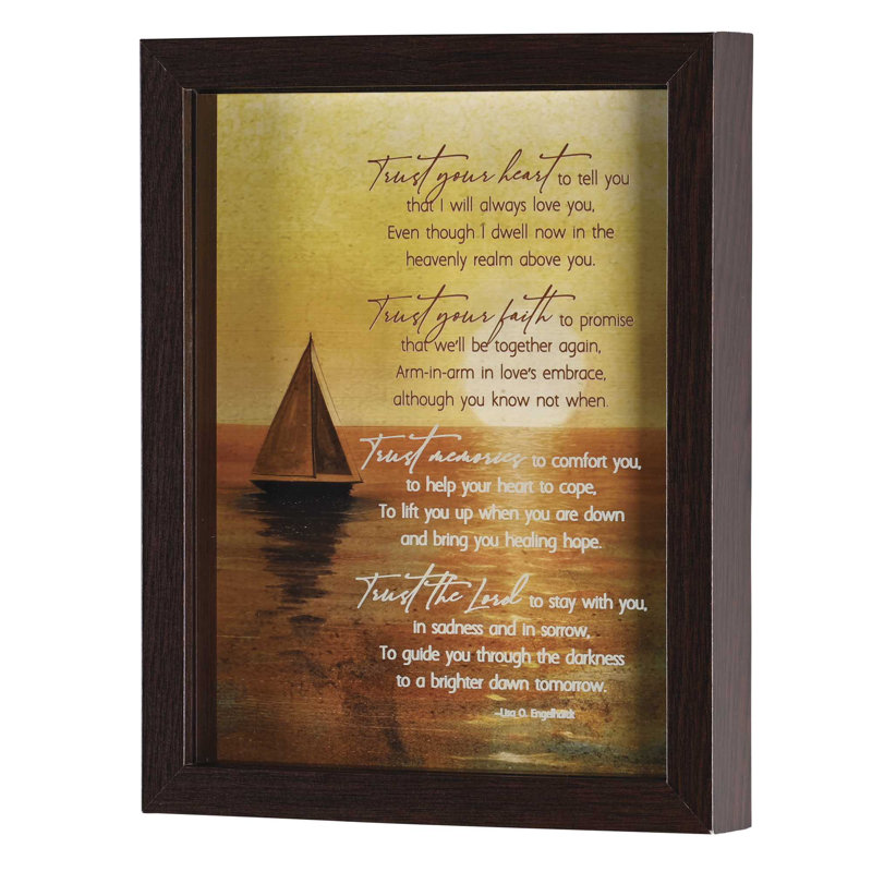 Art encadré Trust Your Heart 8 x 10