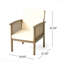 Ensemble 2 pièces fauteuil de patio Casa Acacia Mp2