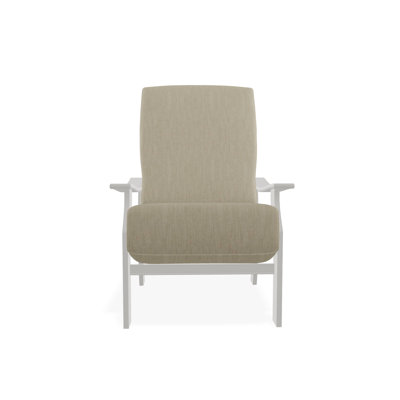 St. Catherine Marine Grade Polymer Deep Seating Cushion Arm Chair