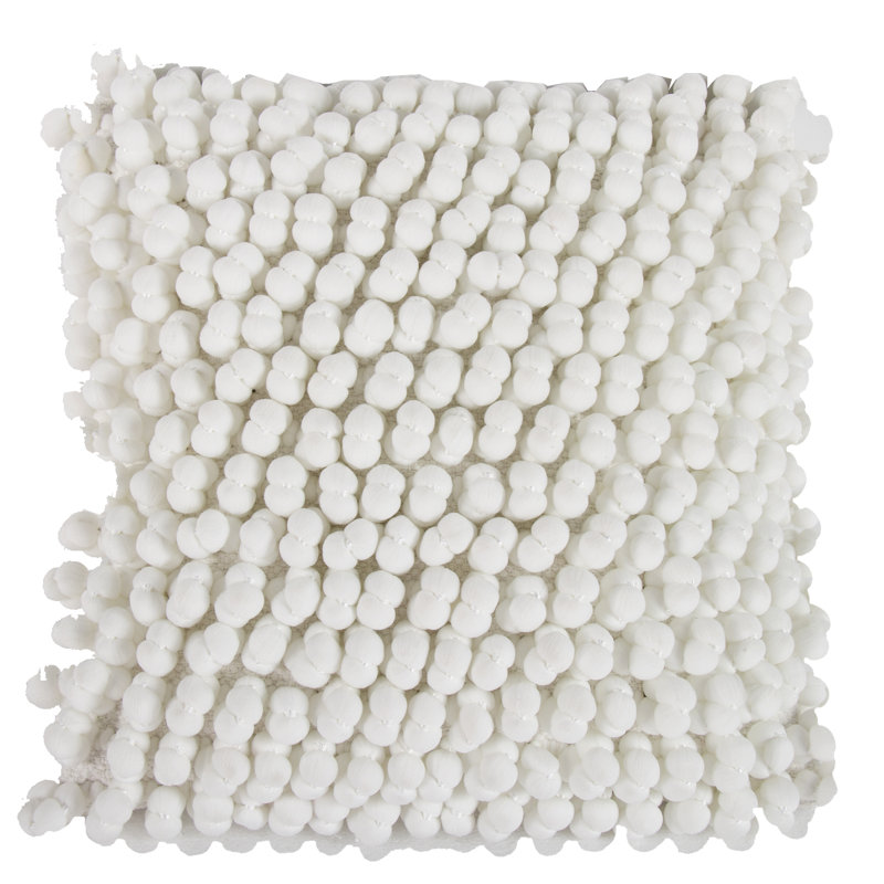 Claudette Throw Pillow, White