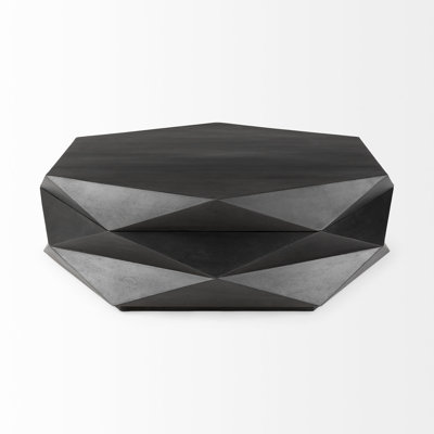 Malonne Solid Wood Single Coffee Table with Storage