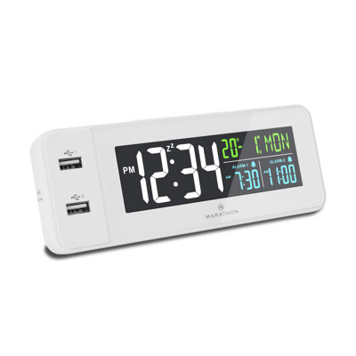 Digital Quartz Movement / Crystal Tabletop Clock with Alarm