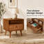 Table de chevet 22 po Mid-Century Modern-303675553