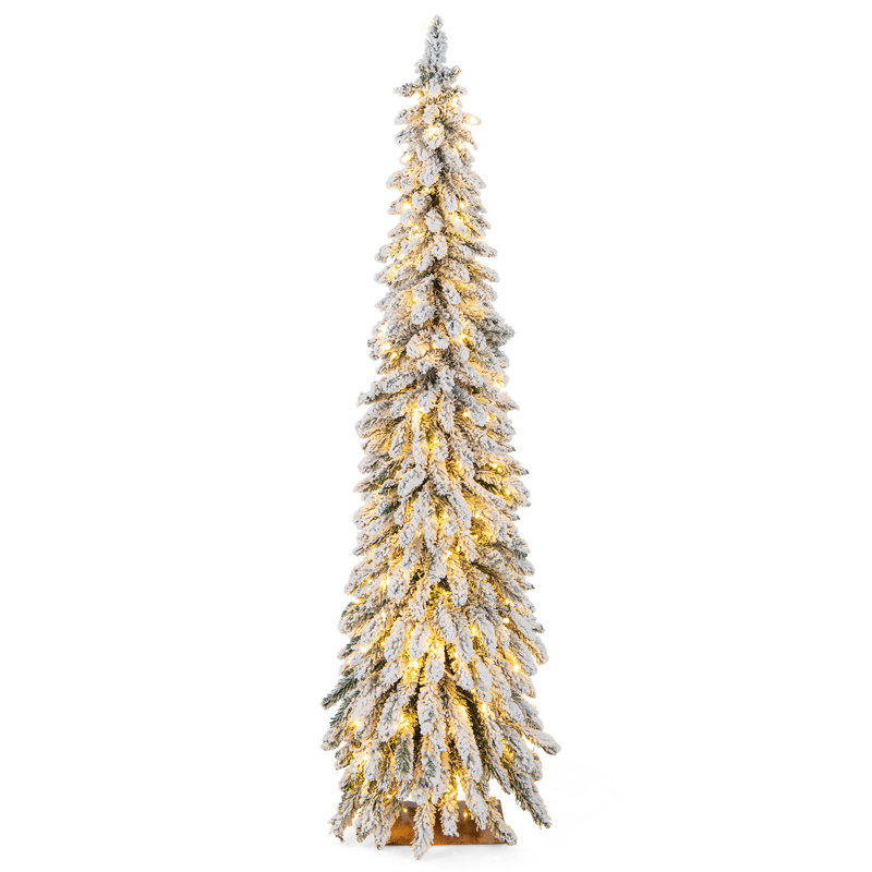 Arbre de Noël artificiel éclairé, 6 pi