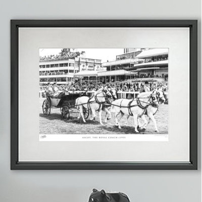 Ascot, The Royal Coach C1955 - Single Picture Frame Print