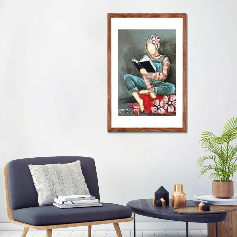 «I Have A Purpose», reproduction d'art mural, papier d'art encadré, Brun, H 32 po x l 24 po