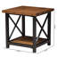 Table de bout avec rangement Crutchfield