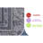 Area Rug In /Grey Palette - 6X9 Non-Shedding Stain For Office Easy Maintenance, Dining Room Home-899757289