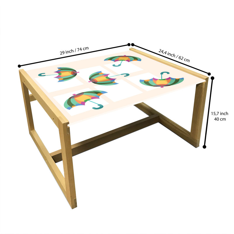Jamie-Scott Sled Coffee Table, 62cm H x 74cm W x 40cm D