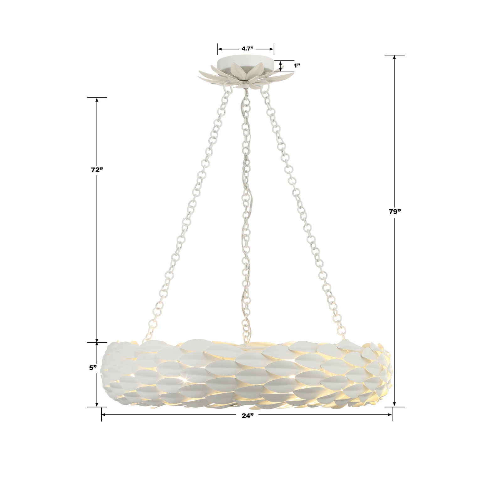 Kosovo Dimmable 8-Light Pendant, 6