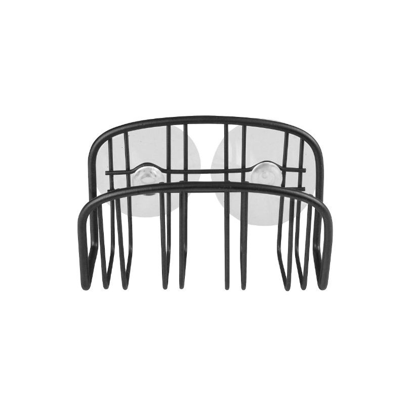 Contempo Suction Sink Sponge Holder, Black