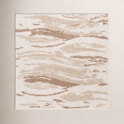 Hand-Tufted Abstract Wool Rug