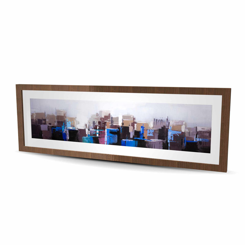 Abstract Skyscrapers - Contemporary Living, reproduction encadrée