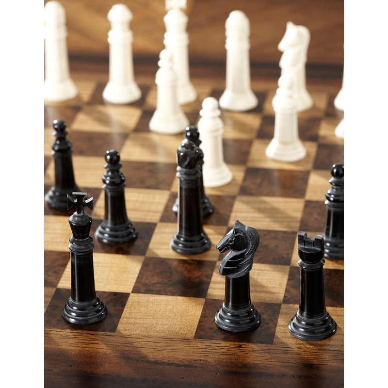 Marst Hill Theodore Alexander 42'' L Solid Wood Game Set