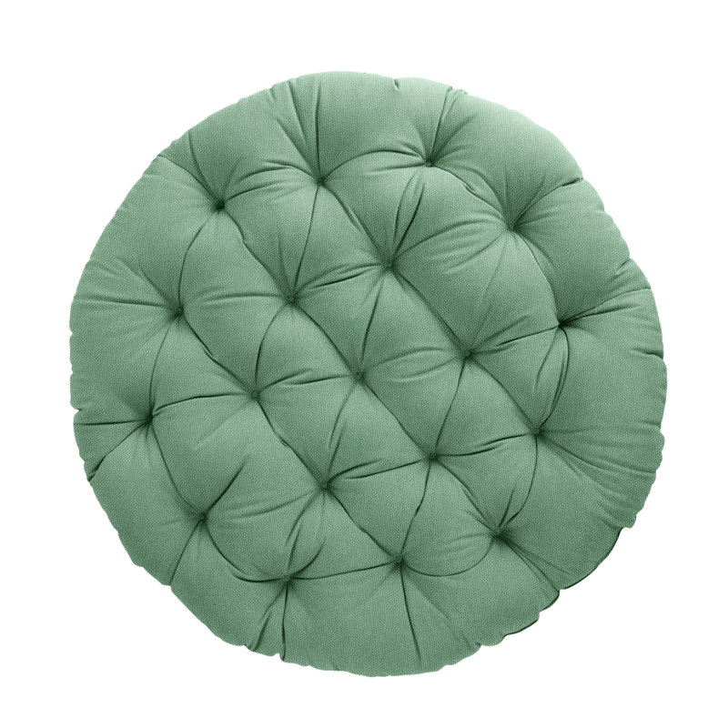 Coussin intérieur / extérieur Sunbrella Papasan, L 48 po x P 48 po, Sauge, Polyester