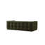 Canapé moderne 3 places, tissu vert, 92,5 po x 39,4 po x 28,3 po | Structure en bois de hêtre durable et en carton, 100% polyester, 28 mousses en mousse pour plus de confort | Nettoyage à sec, coussins fixes, conception élégante pour le salon