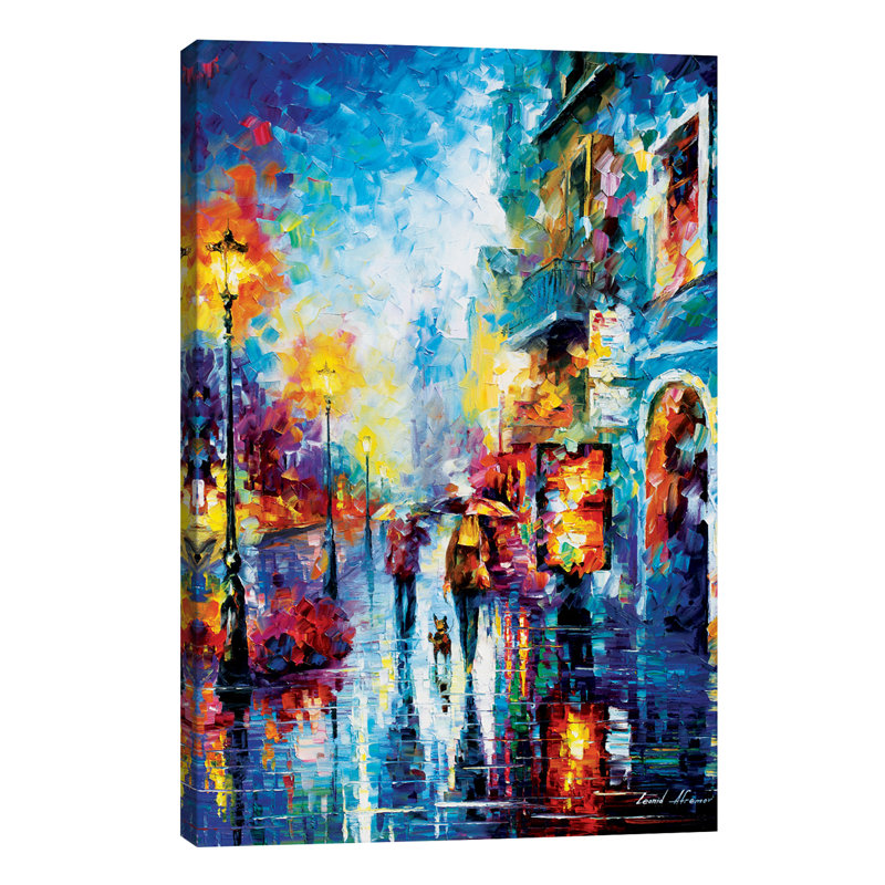 Melody Of Passion by Leonid Afremov - Wrapped Canvas Painting, 66.04 cm H x 45.72 cm W x 1.91 cm D