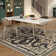 Palos Vintage Snake Washable Non Slip Desert Beige Area Rugs Soft Low Pile Indoor Rug for Living Room Bedroom Office Indoor Carpet