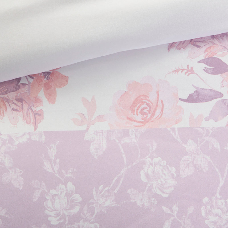 Ensemble d'édredon floral à motif cachemire, Édredon double / double