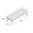 Cotton Blend Upholstered Bench-1093682914