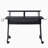 Black Music Recording Studio Desk With Keyboard Tray-1968880114